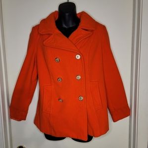 Orange Old Navy Peacoat